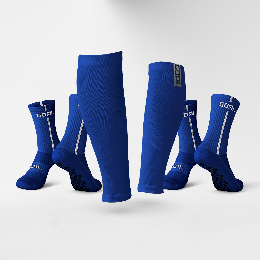 GRIP SOCKS x2 + CALF SLEEVES
