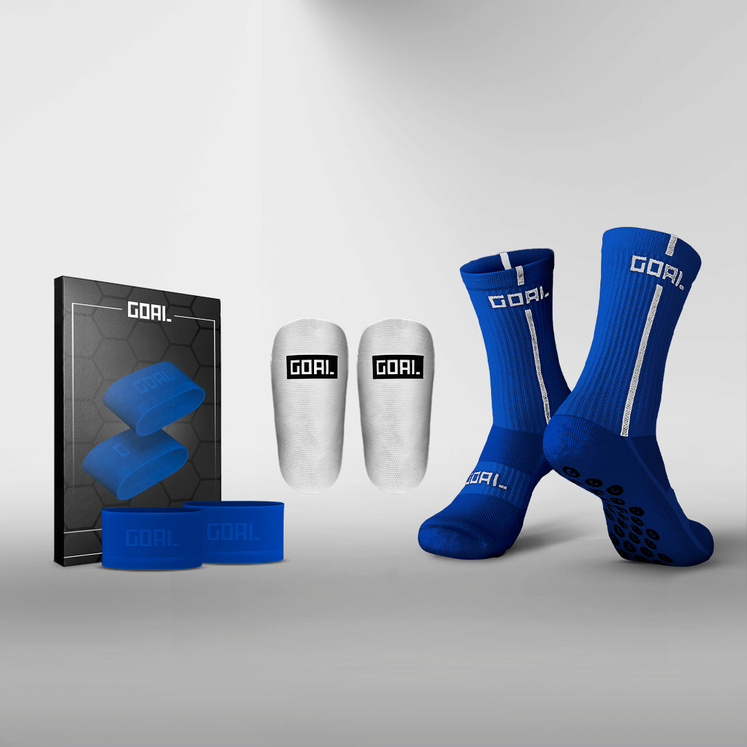 GRIP SOCKS + SHIN GUARDS + PRO TAPES